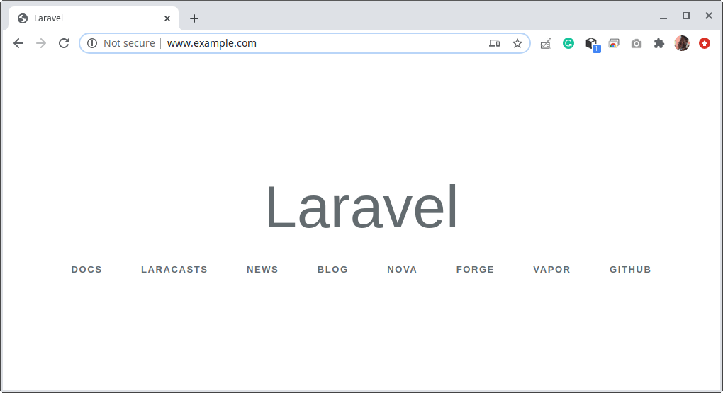 Laravel Webページ