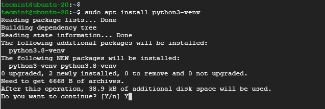 Python仮想環境を作成する