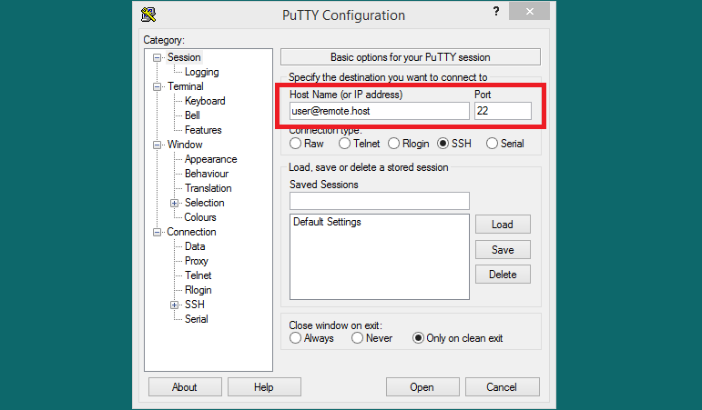putty ssh tutorial