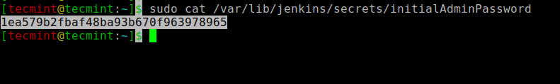 Jenkinsパスワード