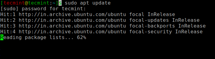 Ubuntuを更新する